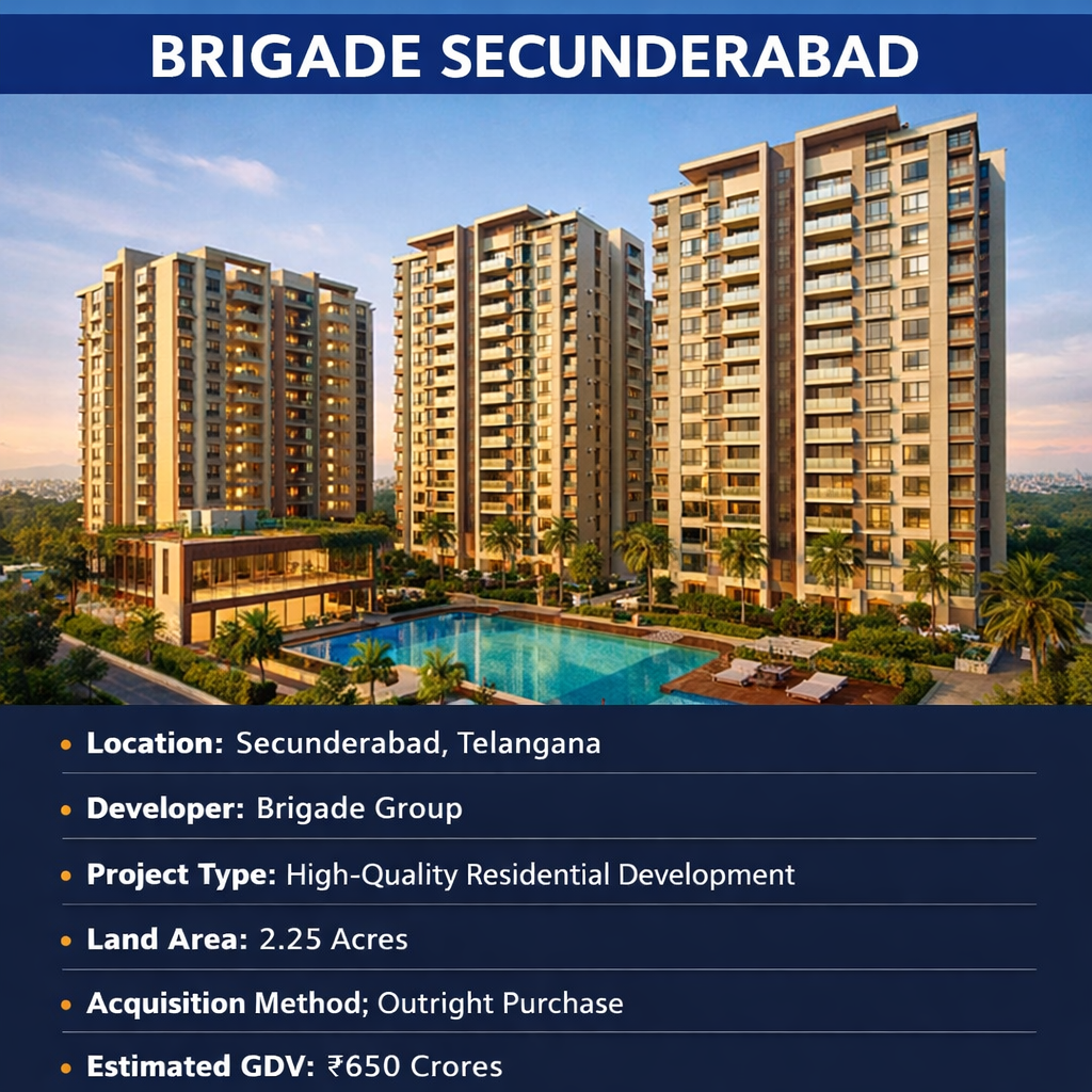Brigade Secunderabad Premium Residential Apartments Banner